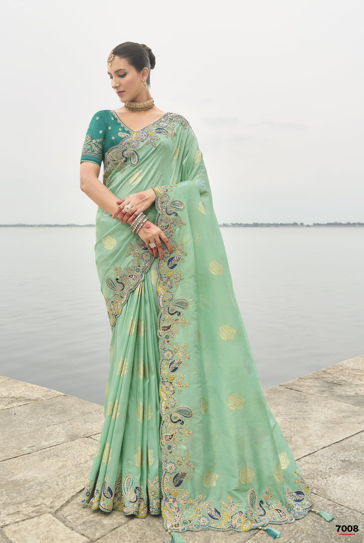 marriage partywear sari