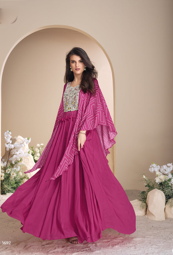 marriage partywear gown