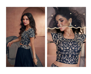 Party Wear Indo Western Skirt & Top Set