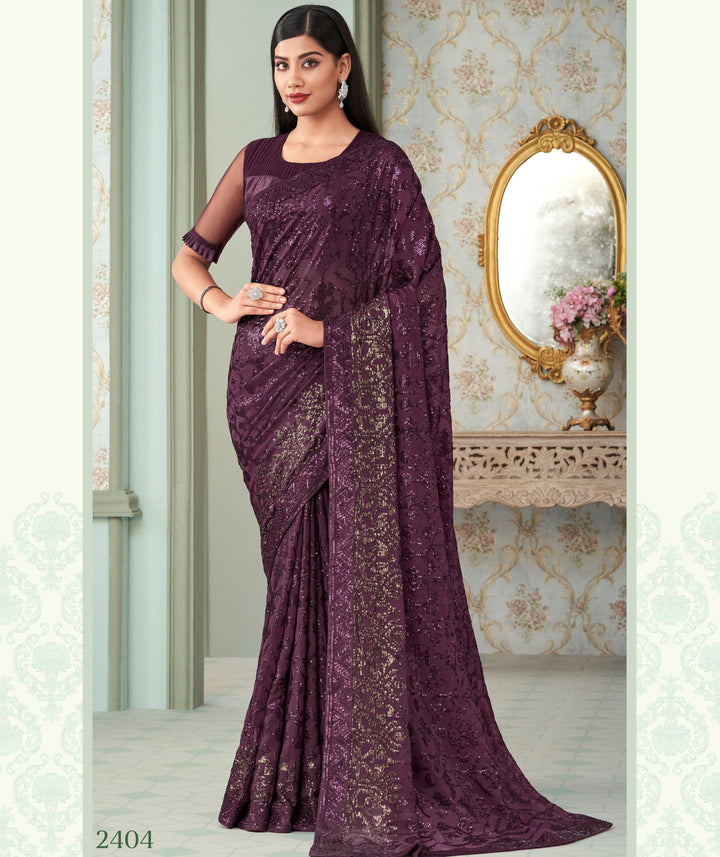 Cocktail Wear Classic Saree - Fashion Nation