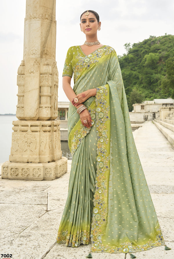 bridal partywear saree