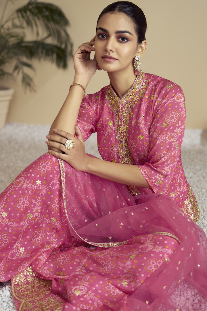 ethnic shaadi wear in pink