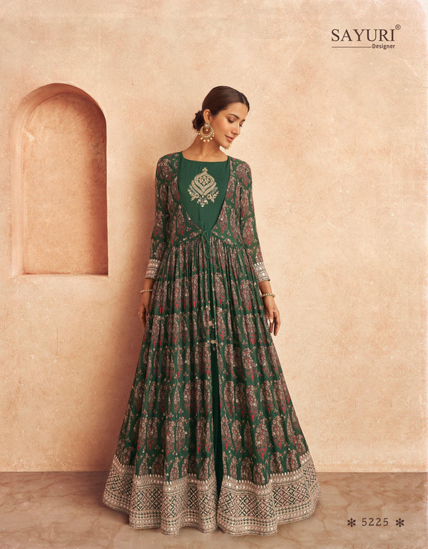 Mehendi Wear Floor Length Anarkali - Fashion Nation