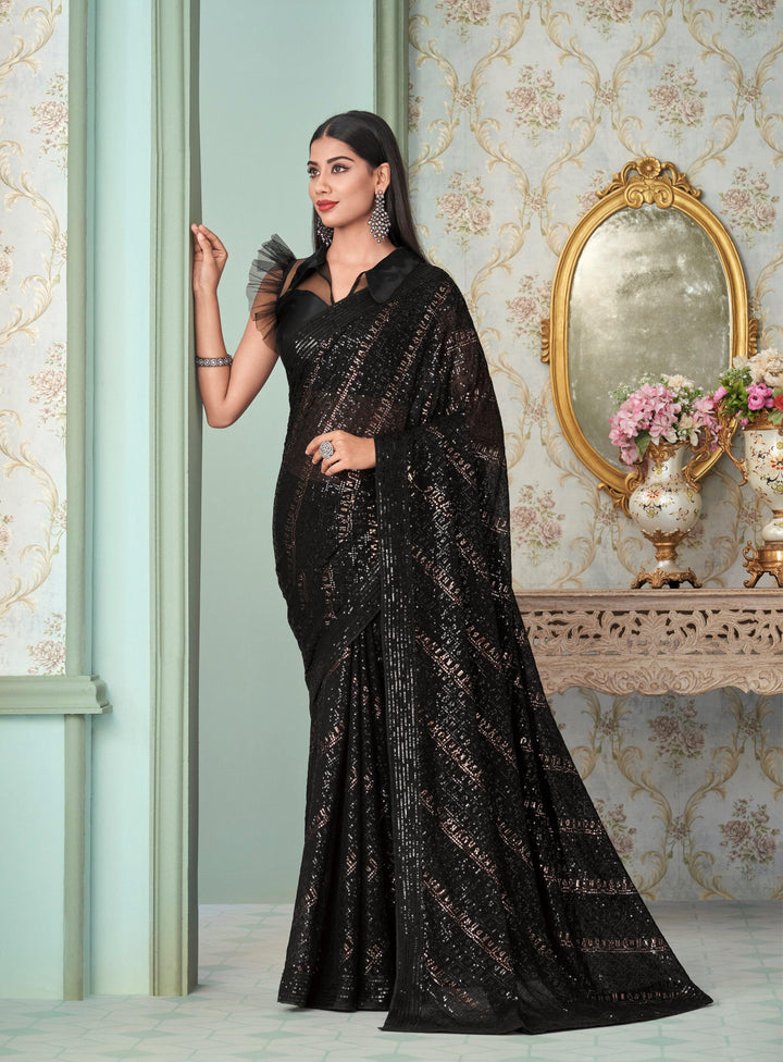 Party Wear Designer Saree - Fashion Nation