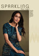 Evening Partywear Silk Fusion Sequined Sari