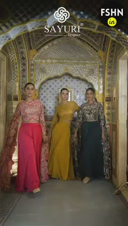 fusion partywear video by sayuri designer catalogue ruchika