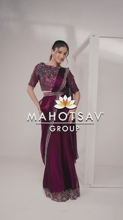 party saree video by mahotsav group catalogue elyssia