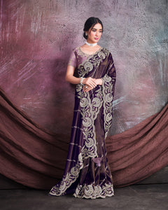 Bachelorette Party Wear Designer Sari