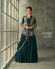 Indo Western Pre-Stitched Saree Gown with Shrug