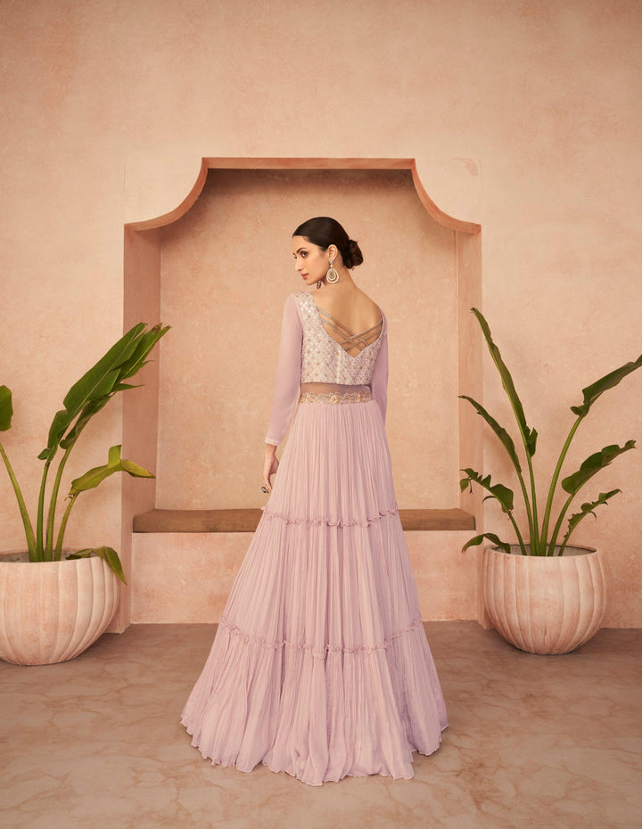 Afternoon Partywear Indo Western Gown - Fashion Nation