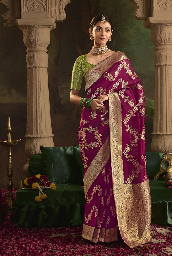 rajasthani sari in silk