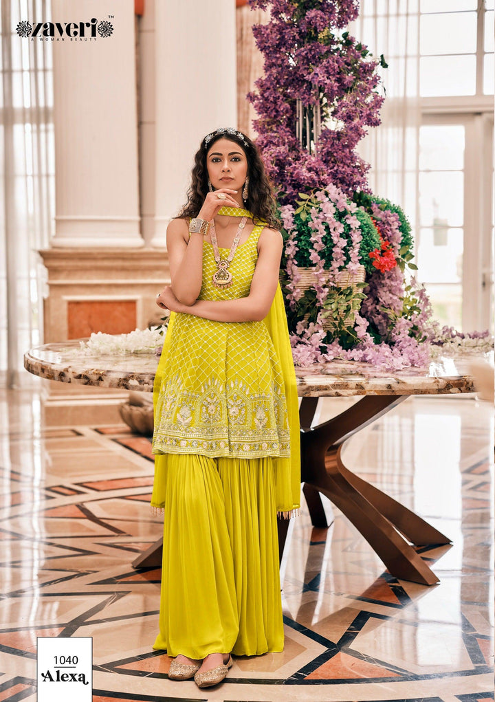 Haldi Party Wear Designer Suit - Fashion Nation