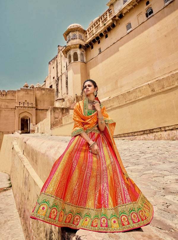 Geet Sammelan Special Designer Lehenga Choli - Fashion Nation