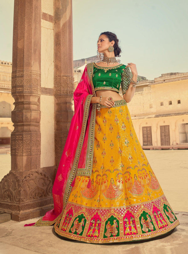 Haldi Functions Wear Festive Lehenga Choli - Fashion Nation