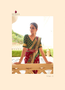 Ceremonial Wear Designer Patola Saree for Online Sales | FashionNation