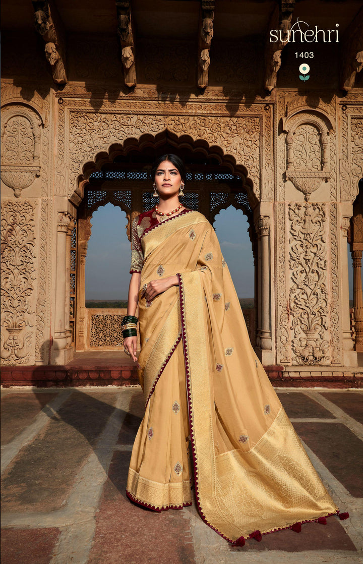 Shaadi Party Wear Designer Silk Saree - Fashion Nation