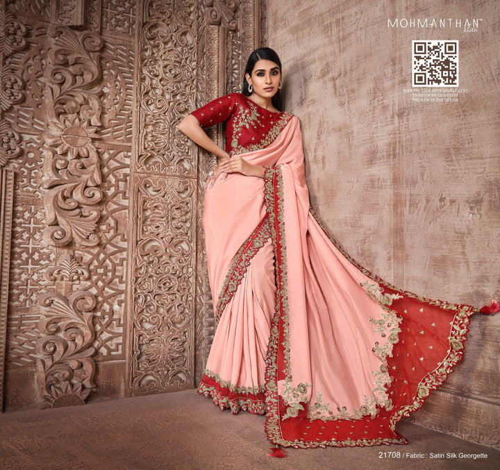 Marriage Functions Wear Designer Saree - Fashion Nation