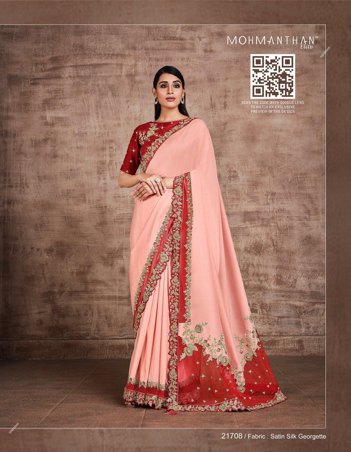 Marriage Functions Wear Designer Saree - Fashion Nation