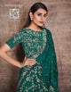 Sagaai Party Wear Designer Saree by Fashion Nation