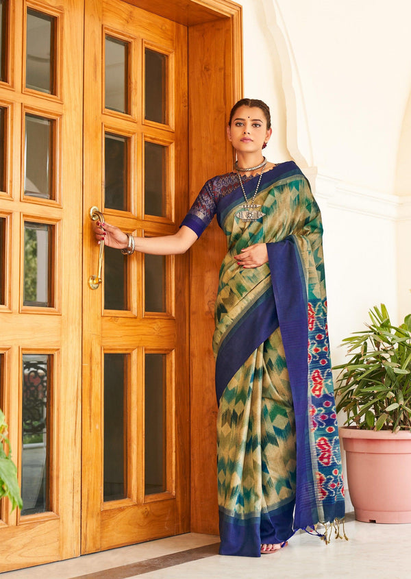 Daily Functions Wear Pochampally Silk Saree - Fashion Nation