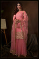 Engagement Wear Pink Net Occasion Special Sharara Suit - Fashion Nation