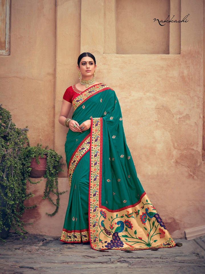 Sangeet Special Paithani Silk Saree - Fashion Nation