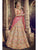 Wedding Wear Nakkashi NAK5141 Bridal Multicoloured Pink Peach Net Silk Lehenga Choli - Fashion Nation