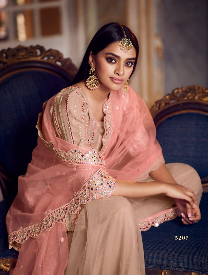 Sangeet Function Wear Designer Sharara Suit - Fashion Nation