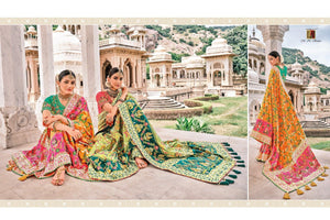 Haldi Function Wear Patan Patola Silk Saree | FashionNation