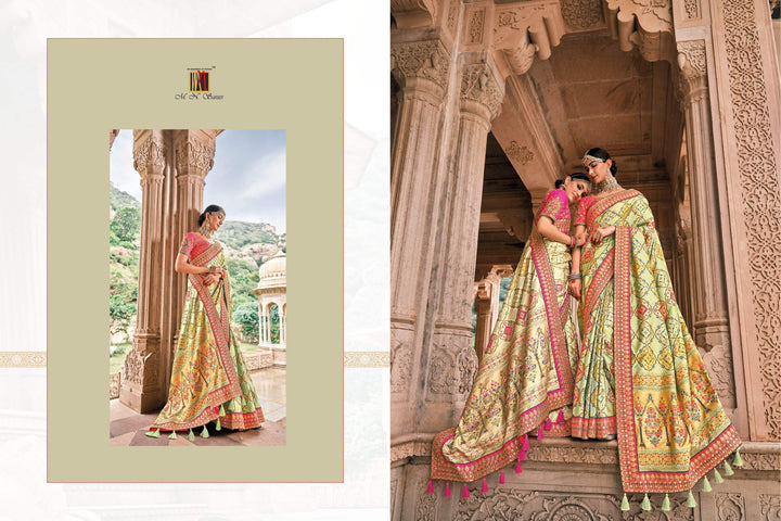 Shaadi Functions Wear Bandhej Patola Silk Saree - Fashion Nation