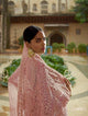 Engagement Party Purple Net Designer Saree by Fashion Nation