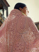 Engagement Special Purple Net Designer Saree by Fashion Nation
