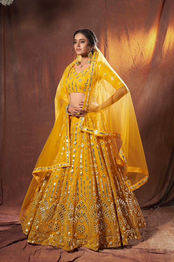 Haldi Function Wear Designer Lehenga Choli - Fashion Nation