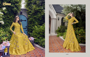 Fusion Fashion Indo Western Gown with Long Jacket for Online Sales by Fashion Nation