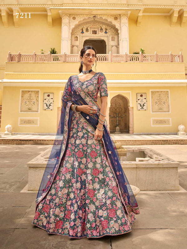 Evening Party Wear Designer Lehenga Choli - Fashion Nation