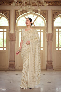 Afternoon Shaadi Functions Wear Designer Saree by Fashion Nation