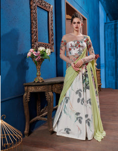 Bachelorette Indo Western Designer Readymade Gown by Fashion Nation