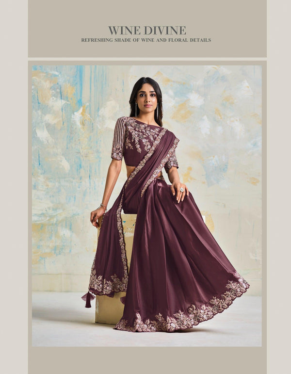 Sangeet Special Designer Pre-Pleated Saree - Fashion Nation