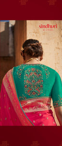 Sagaai Wear Designer Silk Saree