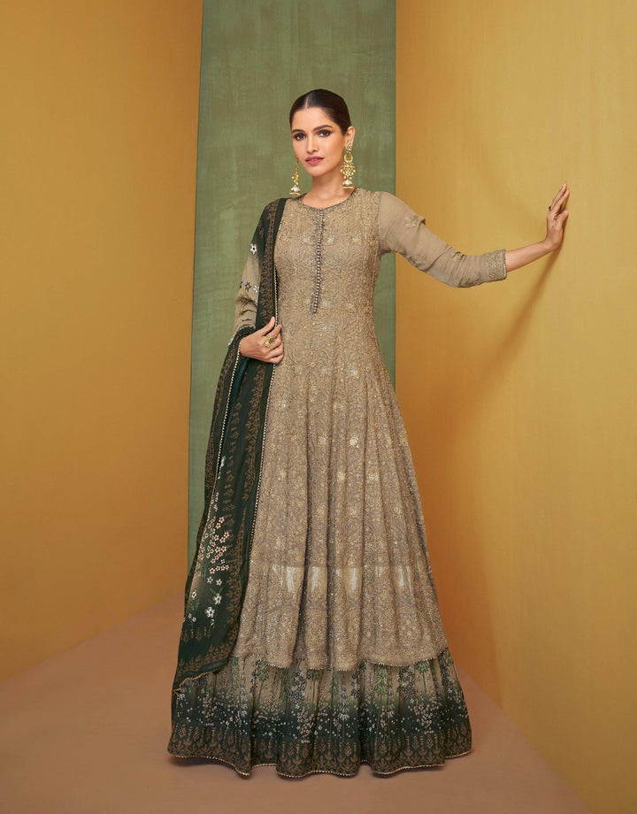 Bachelorette Party Wear Anarkali Gown - Fashion Nation