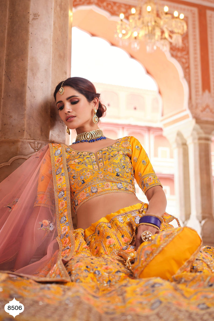 Haldi Function Wear Lehenga Choli - Fashion Nation