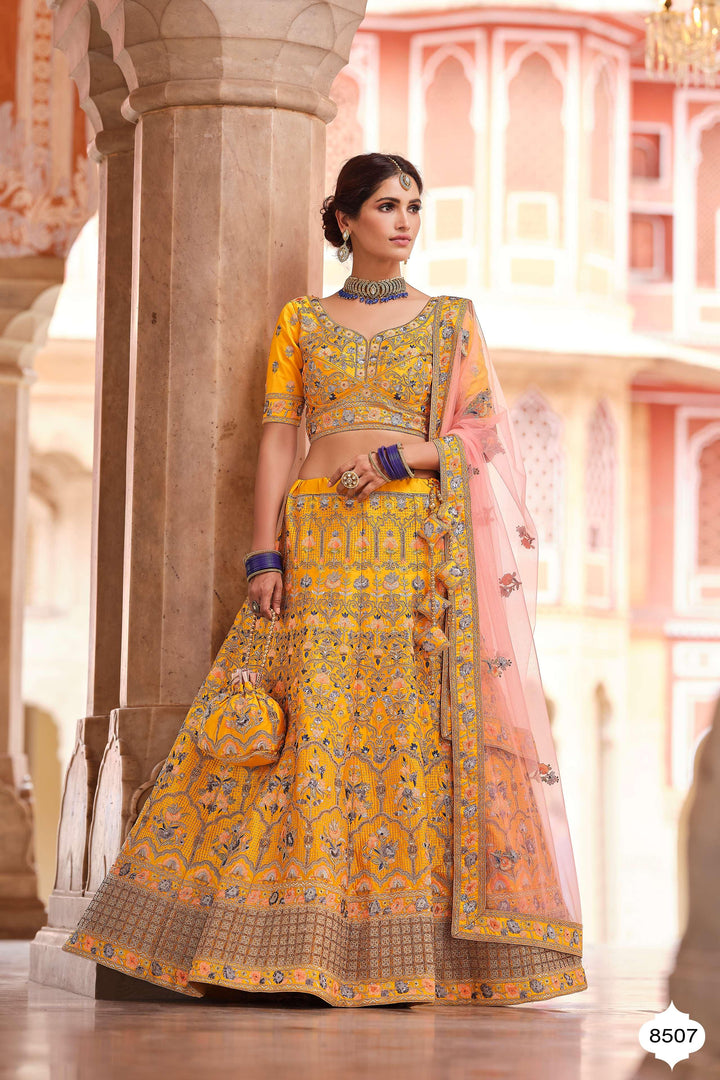 Haldi Function Wear Lehenga Choli - Fashion Nation