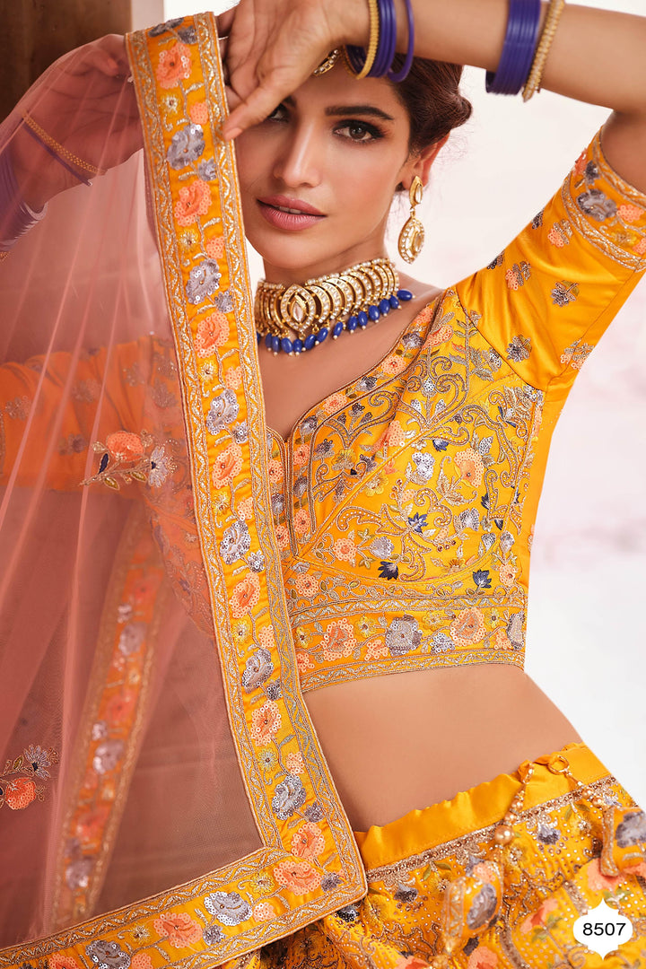 Haldi Function Wear Lehenga Choli - Fashion Nation