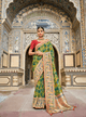 Mehendi Occasion Silk Bandhej Patola Saree