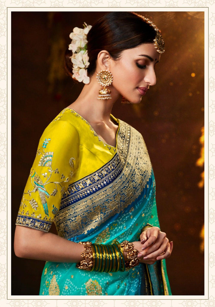 Evening Party Wear Classic Silk Saree - Fashion Nation