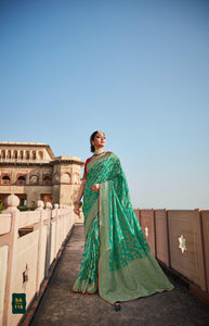 Engagement Wear Designer Silk Saree