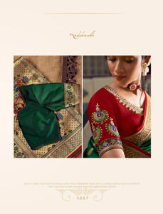 Sangeet Wear Silk Paithani Weaving Saree