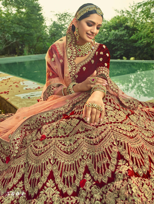 Wedding Wear Designer Ghagra Choli - Fashion Nation